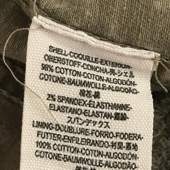 Free People Jacket Womens Small Brown Drape Front Raw Hem Distressed Zip Pockets - Picture 7 of 9